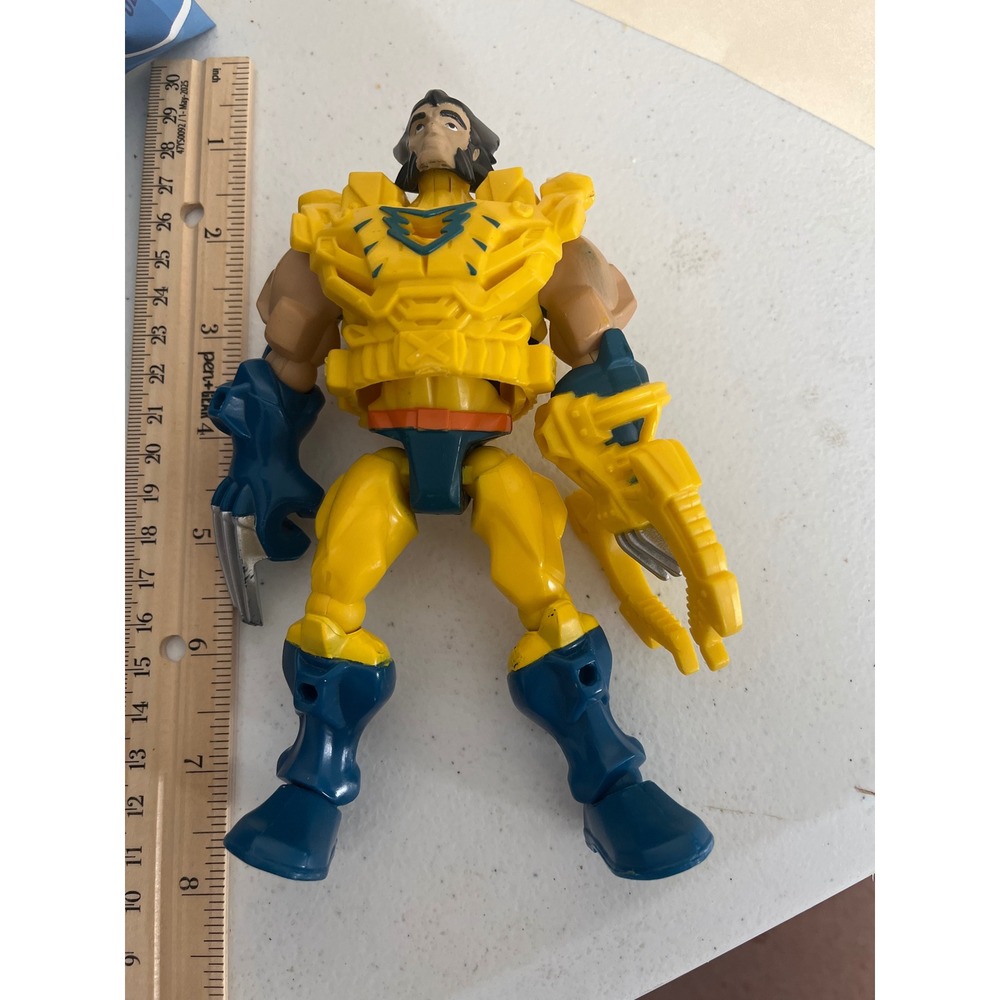Marvel X-Men Wolverine Action Figure Yellow Armor Blue Boots Mechanical Claw
